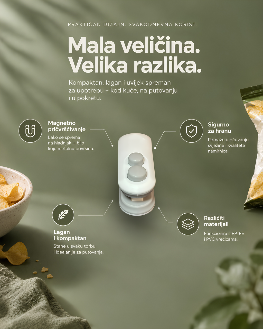 Zatvarač vrećica Lili